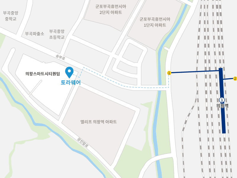 토라웨어 지도